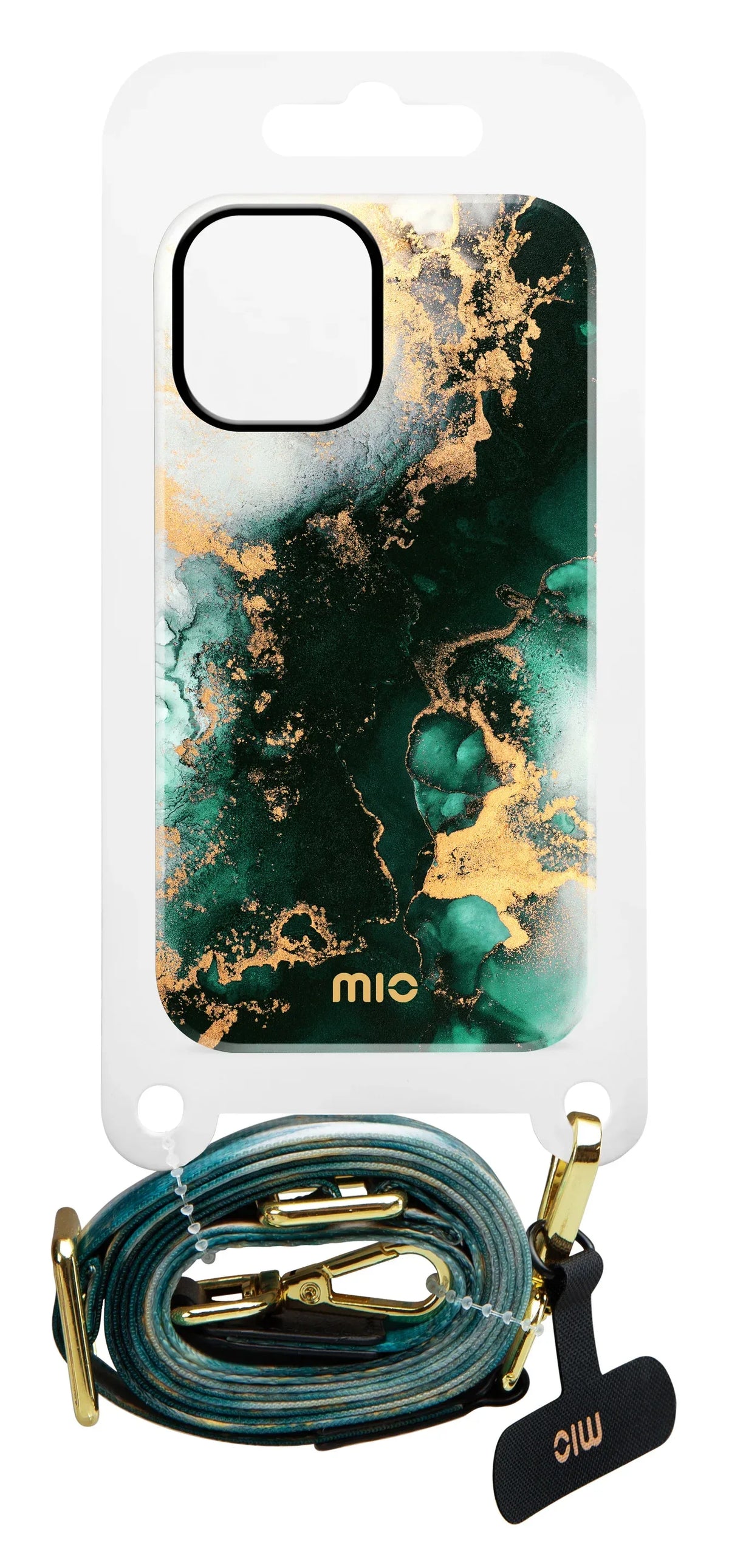 Mio By Mobilize Mio Lanyard Green Marble - Essentify