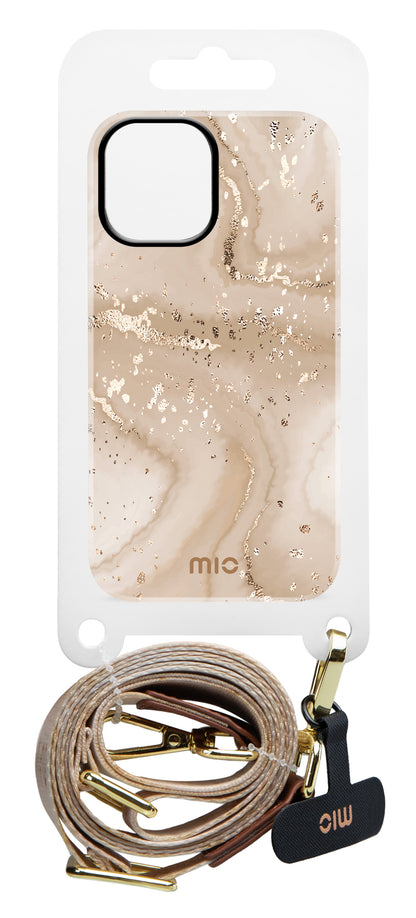 Mio By Mobilize Mio Lanyard Gold Marble