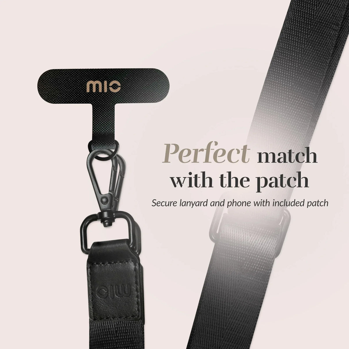 Mio By Mobilize Mio Lanyard Black - Essentify