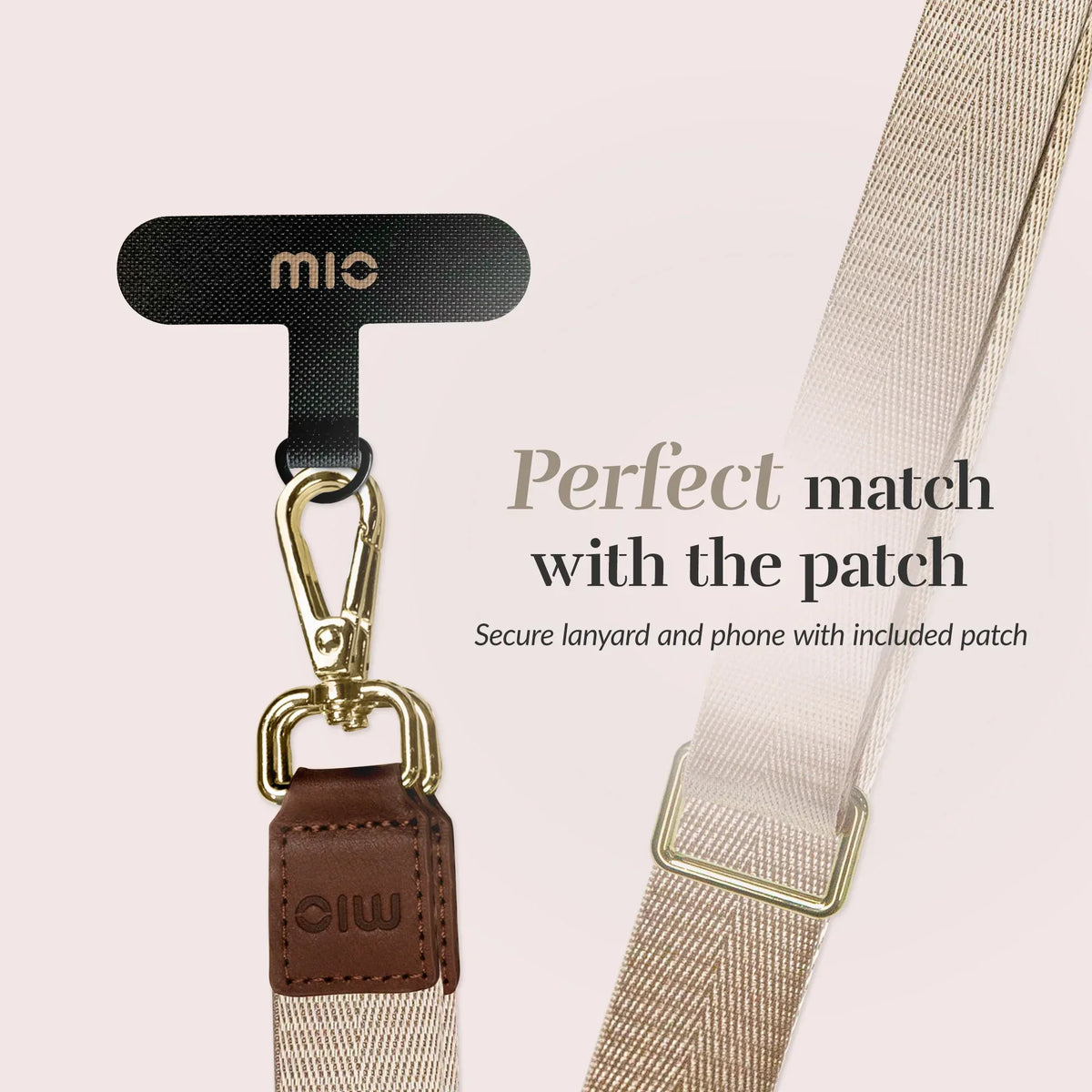 Mio By Mobilize Mio Lanyard Sand - Essentify