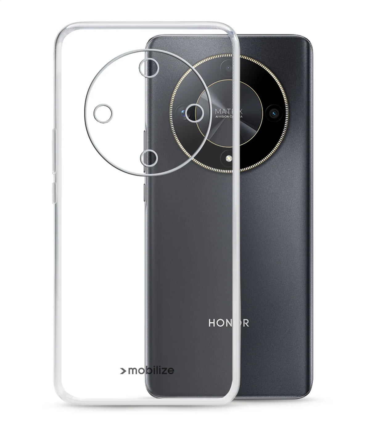 Mobilize Gelly Case Honor Magic6 Lite 5G Clear - Essentify