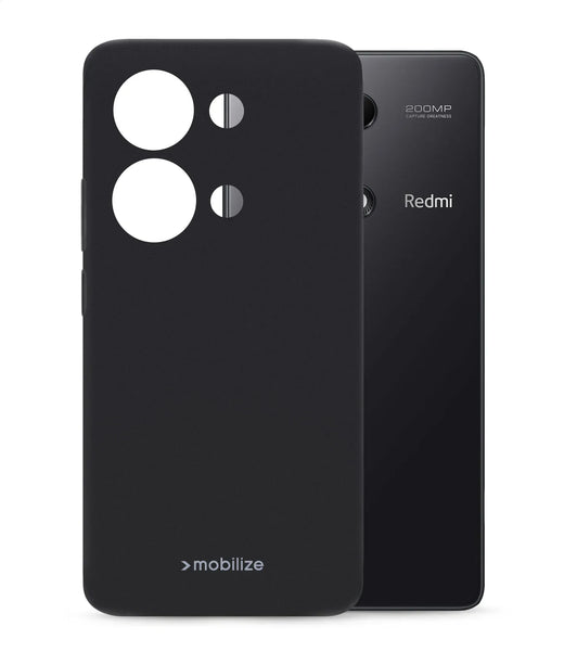 Mobilize Rubber Gelly Case Xiaomi Poco M6 Pro 4G/Redmi Note 13 Pro 4G Matt Black - Essentify