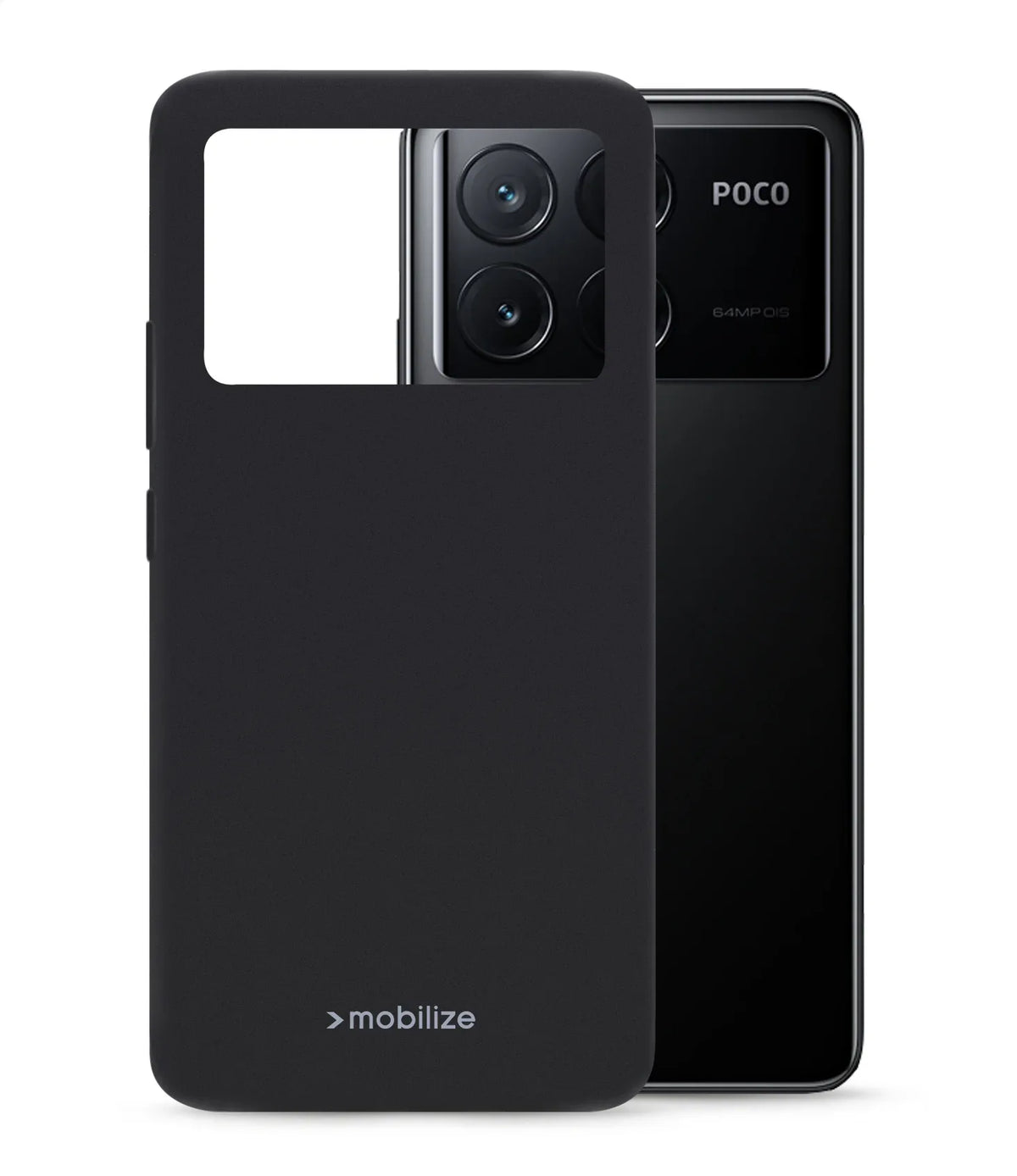 Mobilize Rubber Gelly Case Xiaomi Poco X6 Pro 5G Matt Black - Essentify
