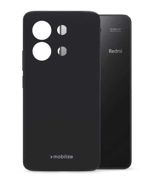 Mobilize Rubber Gelly Case Xiaomi Redmi Note 13 4G Matt Black - Essentify