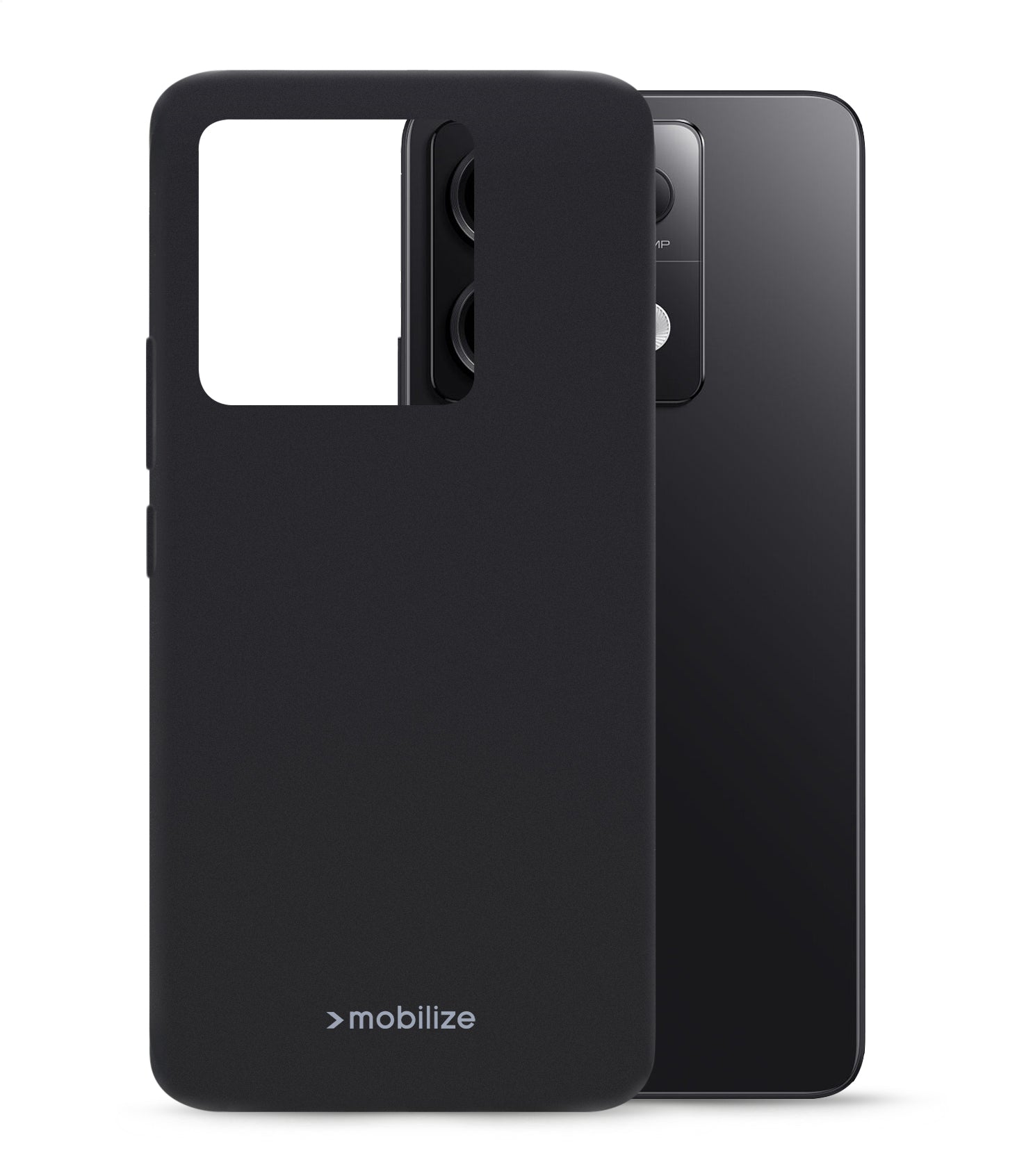 Mobilize Rubber Gelly Case Xiaomi Poco X6 5G/Redmi Note 13 Pro 5G Matt Black
