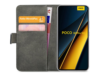 Mobilize Classic Gelly Wallet Book Case Xiaomi Poco X6 Pro 5G Black - Essentify
