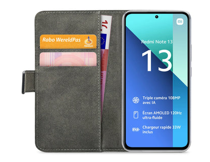 Mobilize Classic Gelly Wallet Book Case Xiaomi Redmi Note 13 4G Black - Essentify