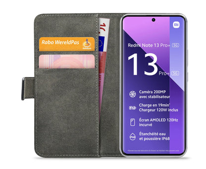 Mobilize Classic Gelly Wallet Book Case Xiaomi Redmi Note 13 Pro+ 5G Black - Essentify