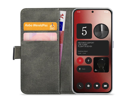 Mobilize Classic Gelly Wallet Book Case Nothing Phone (2A) Black - Essentify