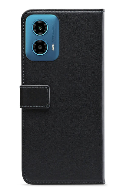 Mobilize Classic Gelly Wallet Book Case Motorola Moto G34 Black - Essentify