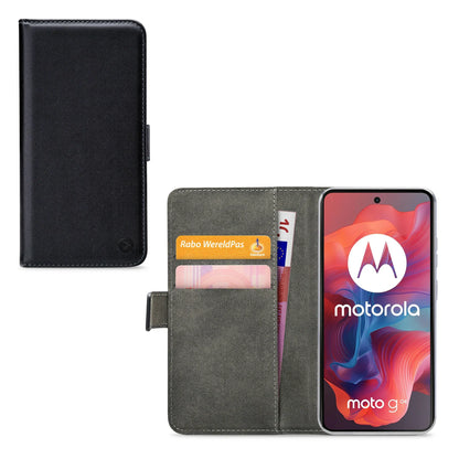 Mobilize Classic Gelly Wallet Book Case Motorola Moto G04/G24/G04S Black - Essentify