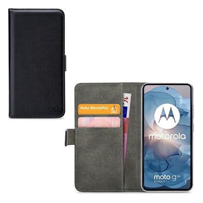 Mobilize Classic Gelly Wallet Book Case Motorola Moto G24 Power Black - Essentify