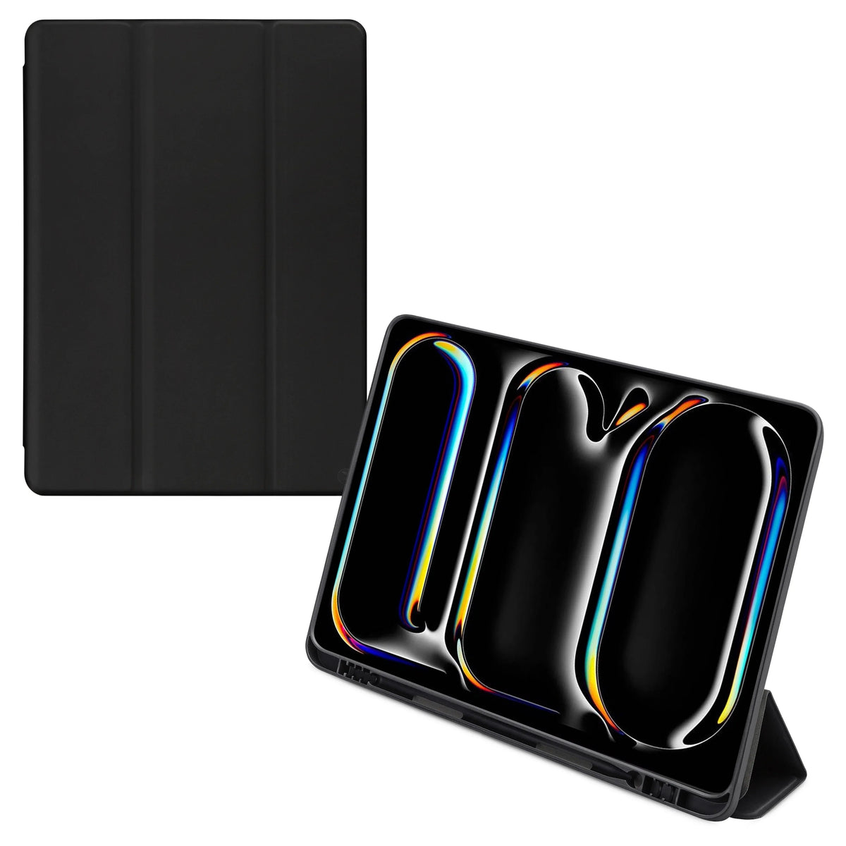 Mobilize Solid Folio Case For Apple Ipad Pro 13 (2024) Black - Essentify