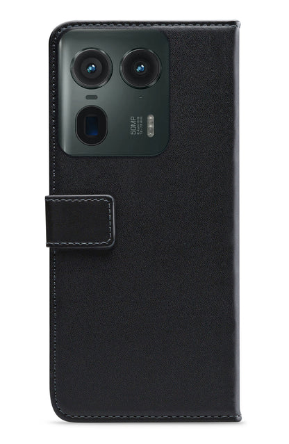 Mobilize Classic Gelly Wallet Book Case Motorola Edge 50 Ultra Black
