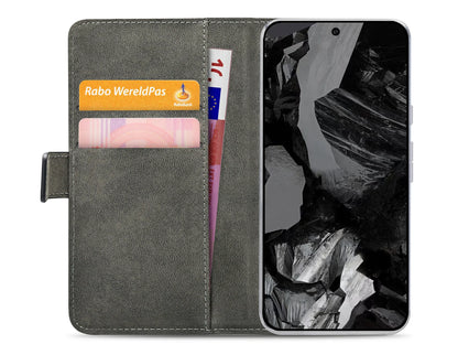 Mobilize Classic Gelly Wallet Book Case Google Pixel 8A Black - Essentify