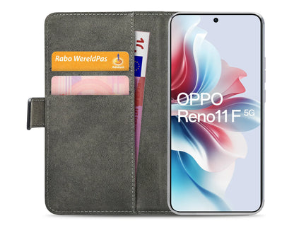 Mobilize Classic Gelly Wallet Book Case Oppo Reno11 F 5G Black - Essentify