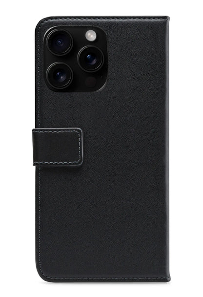 Mobilize Classic Gelly Wallet Book Case Apple Iphone 16 Pro Black - Essentify