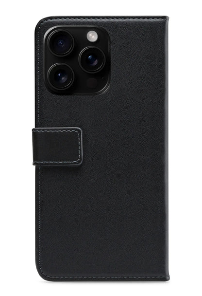 Mobilize Classic Gelly Wallet Book Case Apple Iphone 16 Pro Max Black - Essentify