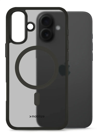 Mobilize Magsafe Compatible Hybrid Pro Case Apple Iphone 16 Plus Black - Essentify