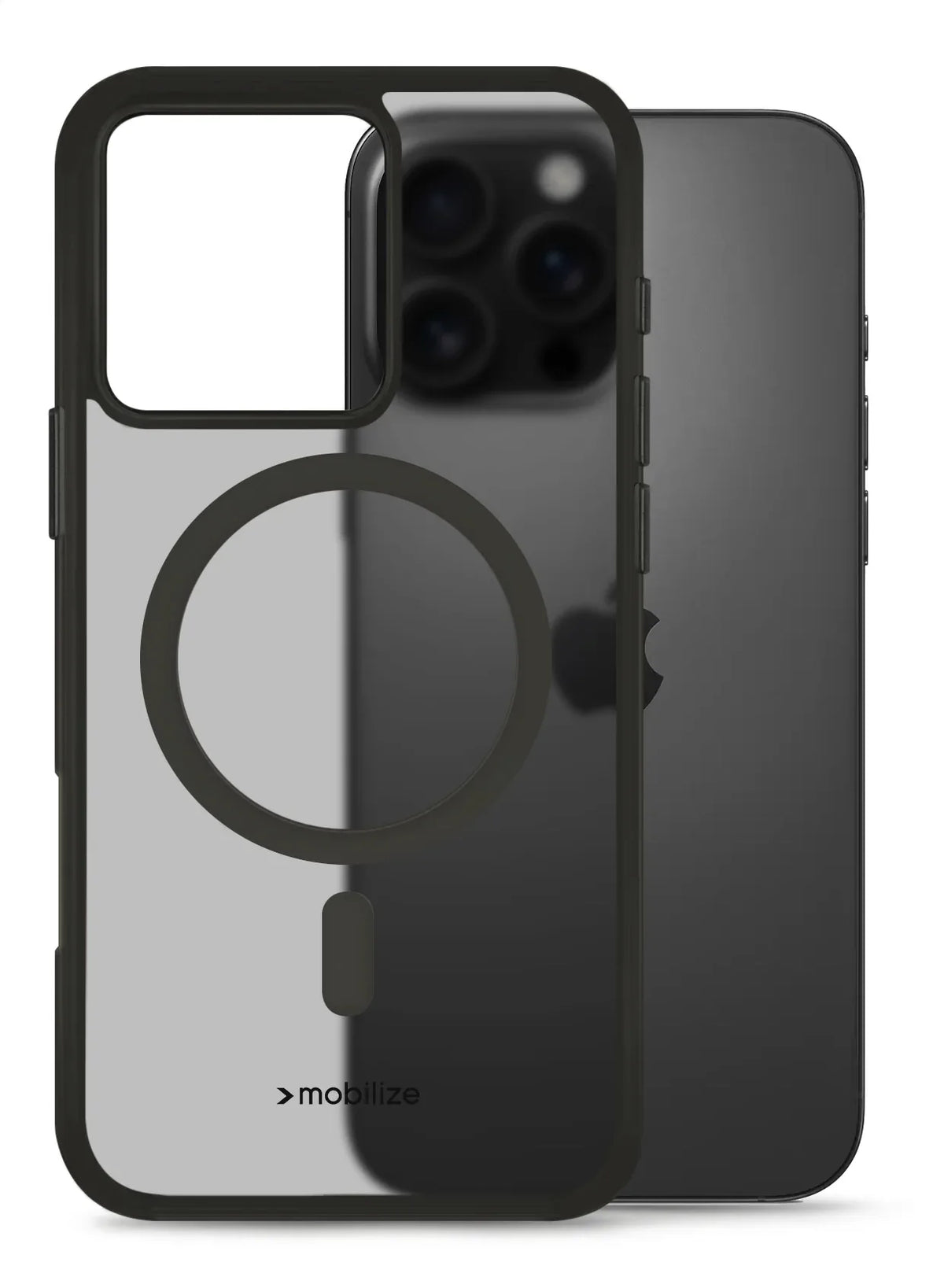 Mobilize Magsafe Compatible Hybrid Pro Case Apple Iphone 16 Pro Max Black - Essentify