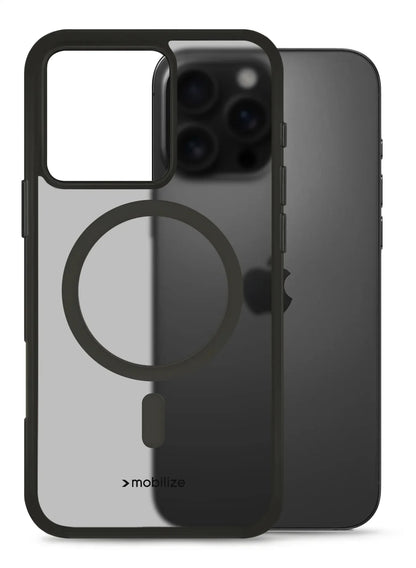 Mobilize Magsafe Compatible Hybrid Pro Case Apple Iphone 16 Pro Max Black - Essentify