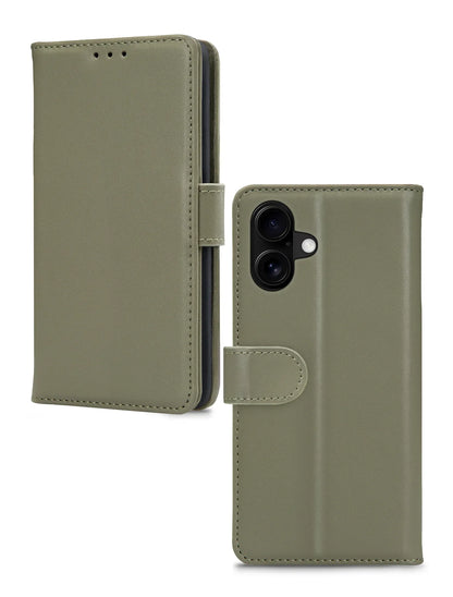 Mobilize Premium Gelly Wallet Book Case Apple Iphone 16 Plus Green - Essentify