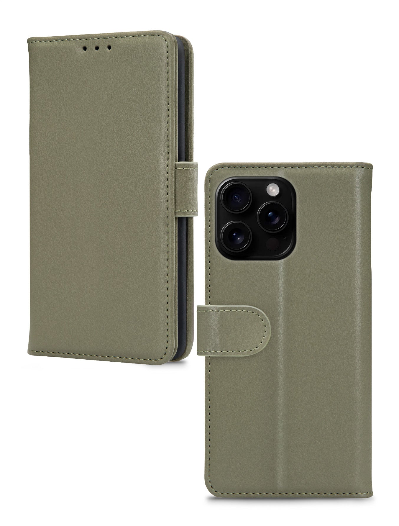 Mobilize Premium Gelly Wallet Book Case Apple Iphone 16 Pro Max Green