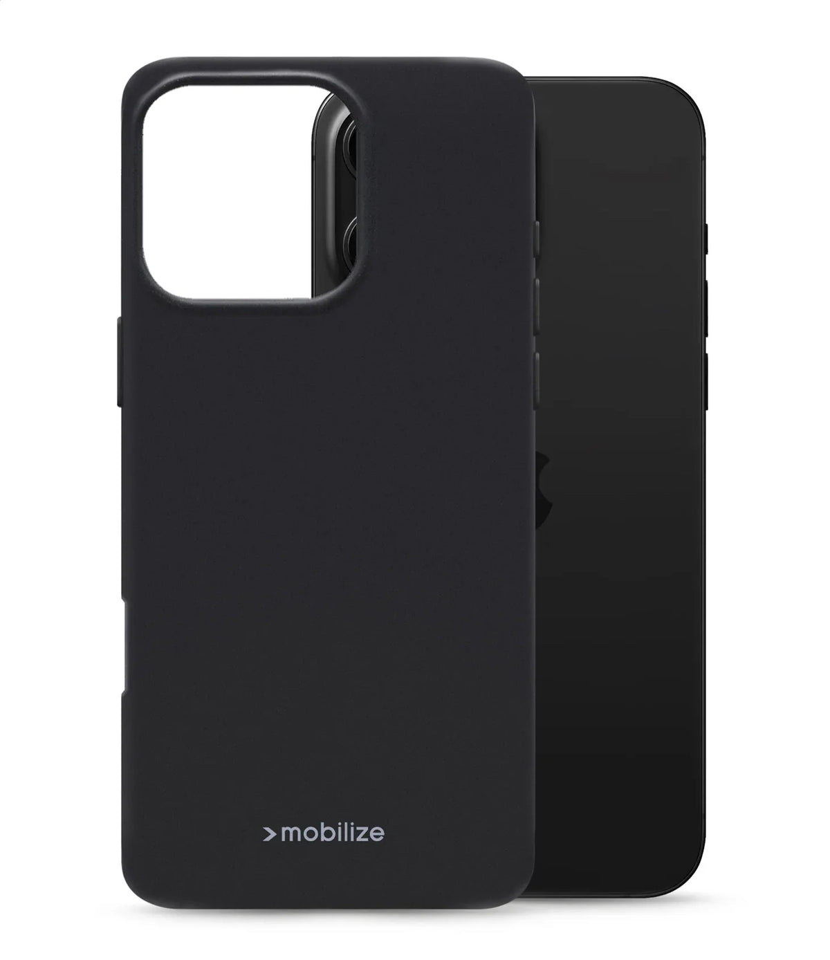 Mobilize Rubber Gelly Case Apple Iphone 16 Pro Matt Black - Essentify