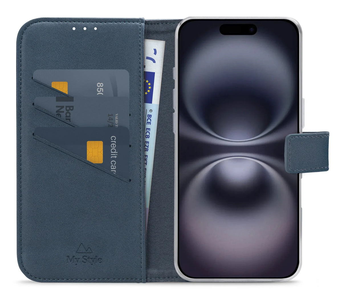 My Style Flex Wallet For Apple Iphone 16 Ocean Blue - Essentify