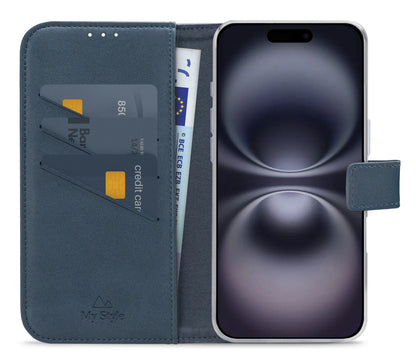 My Style Flex Wallet For Apple Iphone 16 Plus Ocean Blue - Essentify