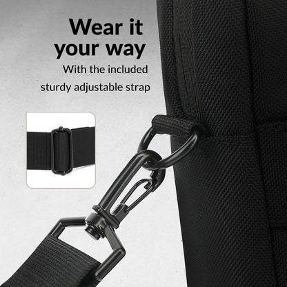 Mobilize Waterresistant Laptop Bag Up To 16Inch Black - Essentify