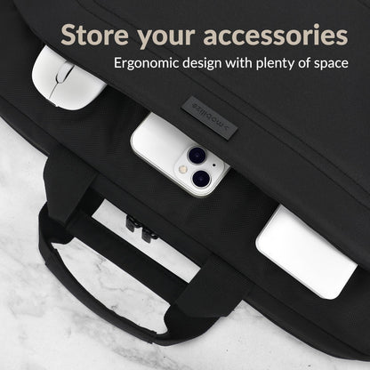 Mobilize Waterresistant Laptop Bag Up To 16Inch Black - Essentify