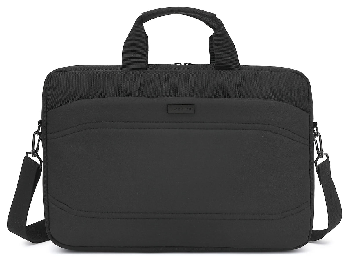 Mobilize Waterresistant Laptop Bag Up To 17.3Inch Black - Essentify