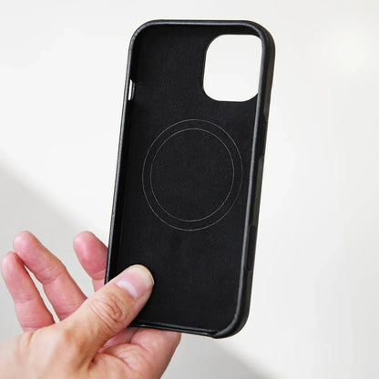 Mobilize Magsafe Compatible Premium Leather Case Apple Iphone 16 Plus Black - Essentify