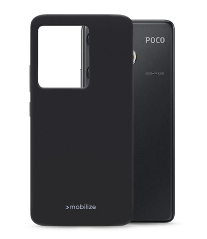 Mobilize Rubber Gelly Case Xiaomi Poco F6 Matt Black - Essentify