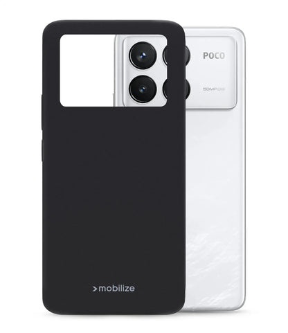Mobilize Rubber Gelly Case Xiaomi Poco F6 Pro Matt Black - Essentify