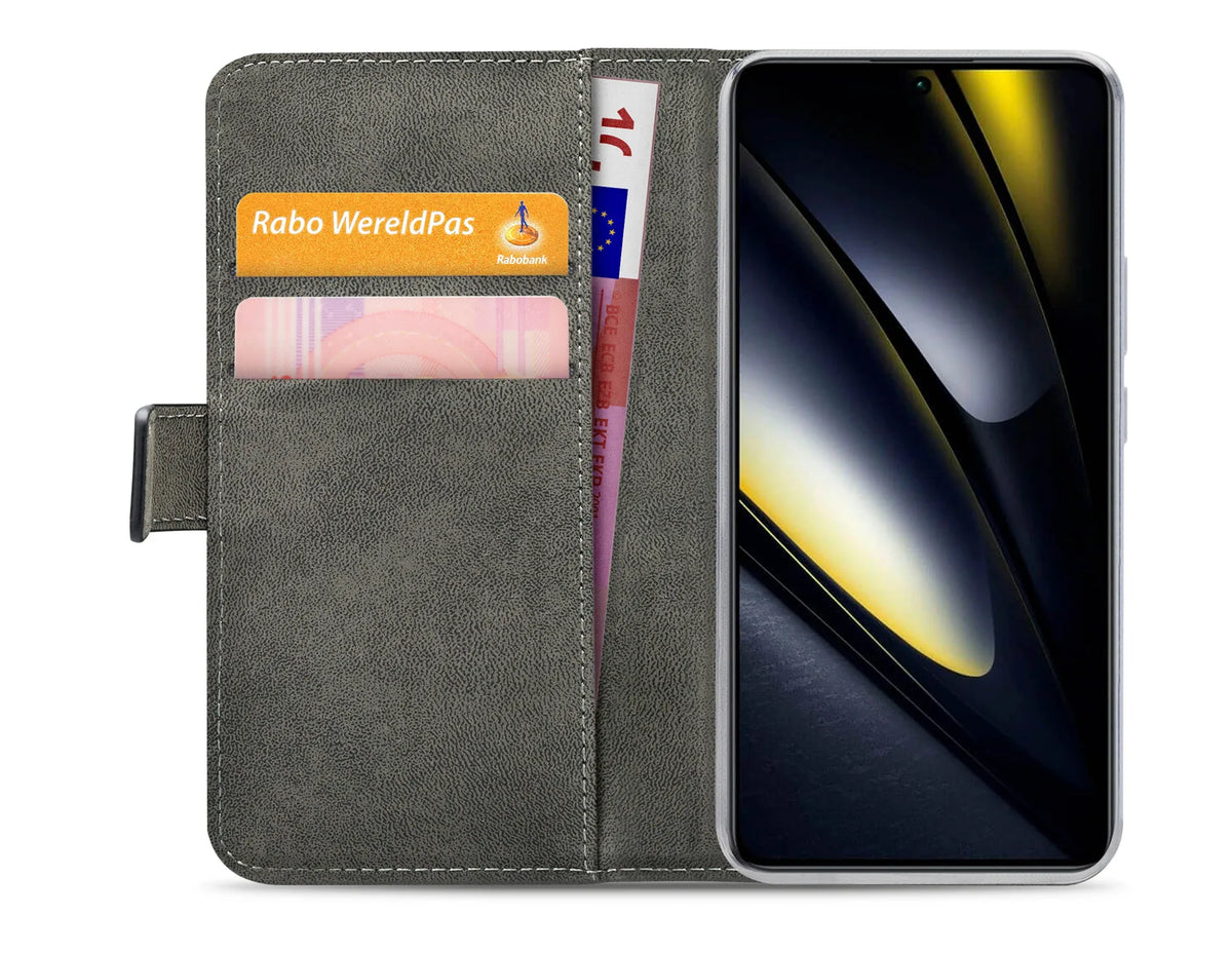 Mobilize Classic Gelly Wallet Book Case Xiaomi Poco F6 Black - Essentify