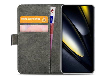 Mobilize Classic Gelly Wallet Book Case Xiaomi Poco F6 Black - Essentify