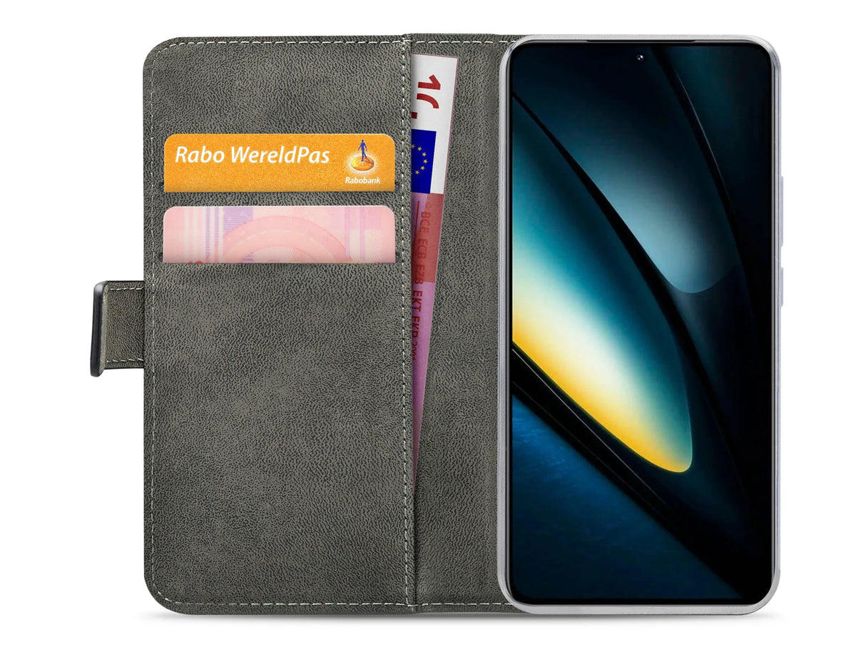 Mobilize Classic Gelly Wallet Book Case Xiaomi Poco F6 Pro Black - Essentify