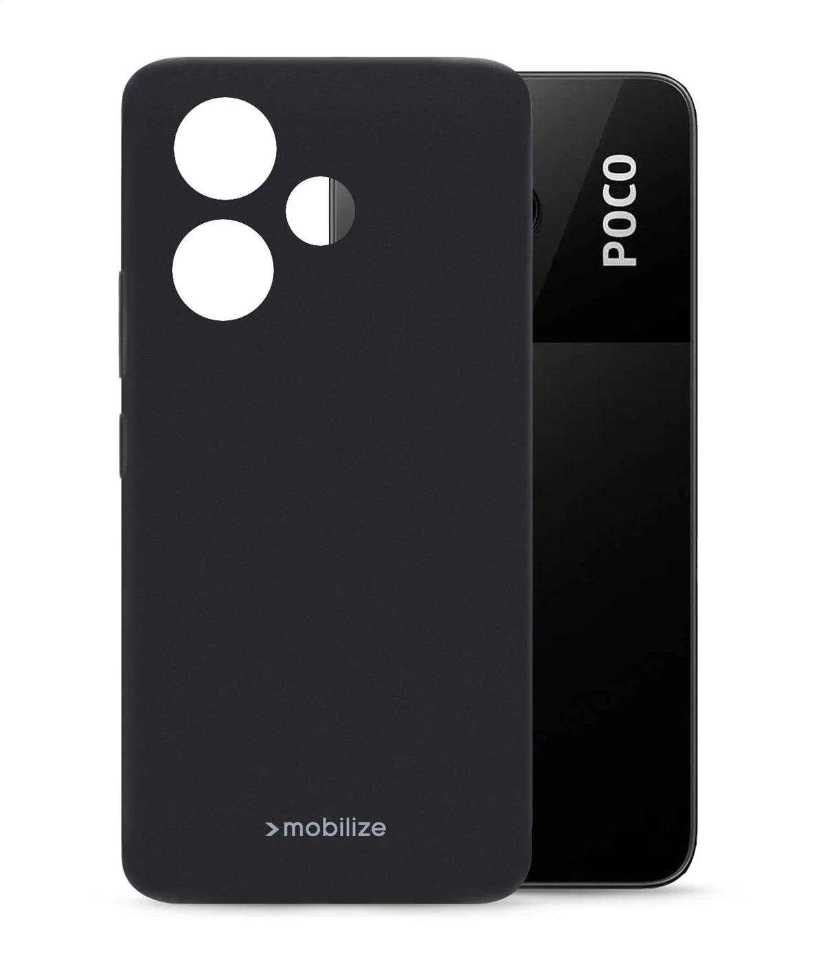 Mobilize Rubber Gelly Case Xiaomi Poco M6 4G/Redmi 13 4G Matt Black - Essentify