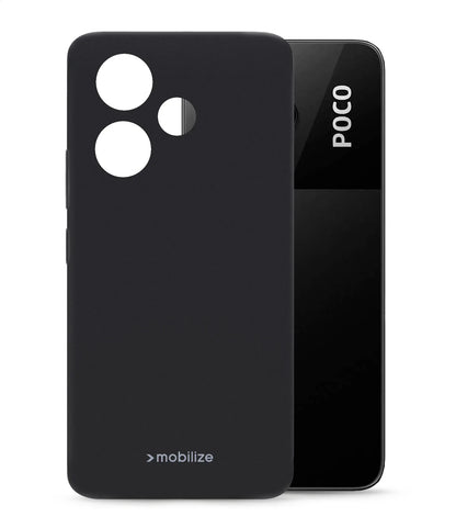 Mobilize Rubber Gelly Case Xiaomi Poco M6 4G/Redmi 13 4G Matt Black - Essentify