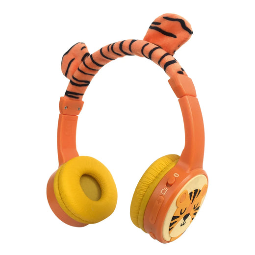 Mobilize Wireless/Wired Over Ear Kids Headphone 85Db Tiger - Essentify