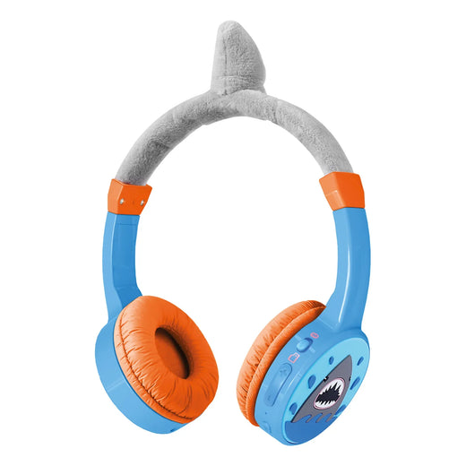 Mobilize Wireless/Wired Over Ear Kids Headphone 85Db Shark - Essentify
