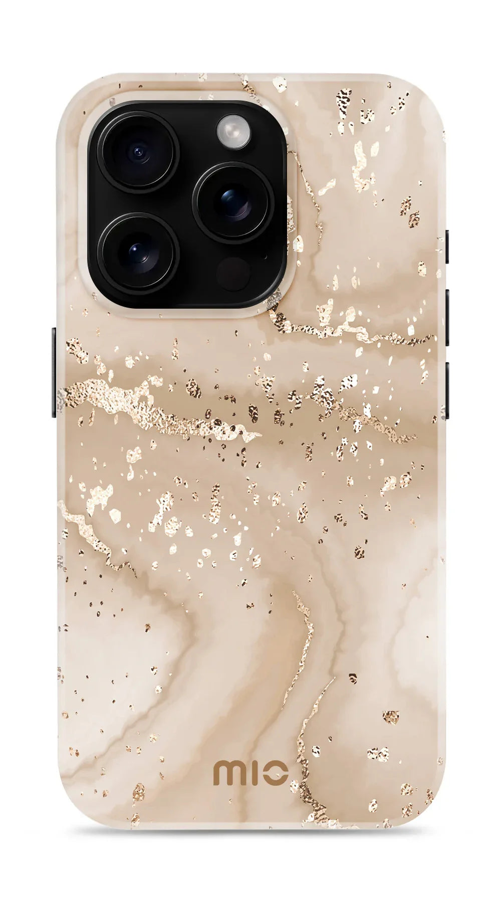 Mio By Mobilize Mio Gold Marble Magsafe Compatible For Iphone 16 Pro - Essentify