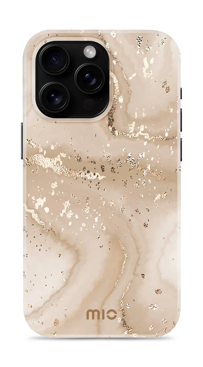 Mio By Mobilize Mio Gold Marble Magsafe Compatible For Iphone 16 Pro Max - Essentify