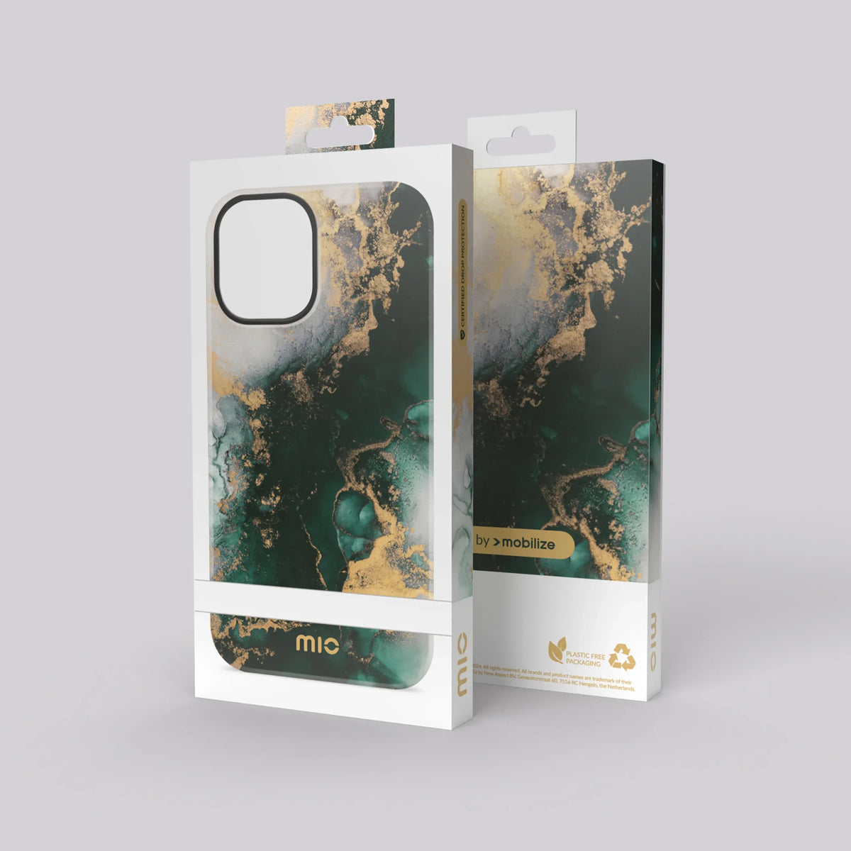 Mio By Mobilize Mio Green Marble Magsafe Compatible For Iphone 16 - Essentify