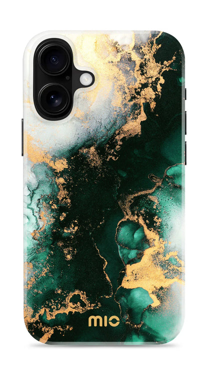 Mio By Mobilize Mio Green Marble Magsafe Compatible For Iphone 16 Plus - Essentify