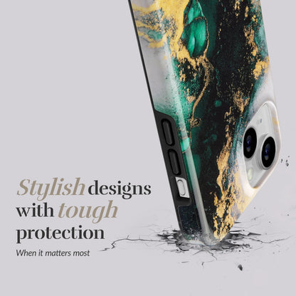 Mio By Mobilize Mio Green Marble Magsafe Compatible For Iphone 16 Plus - Essentify