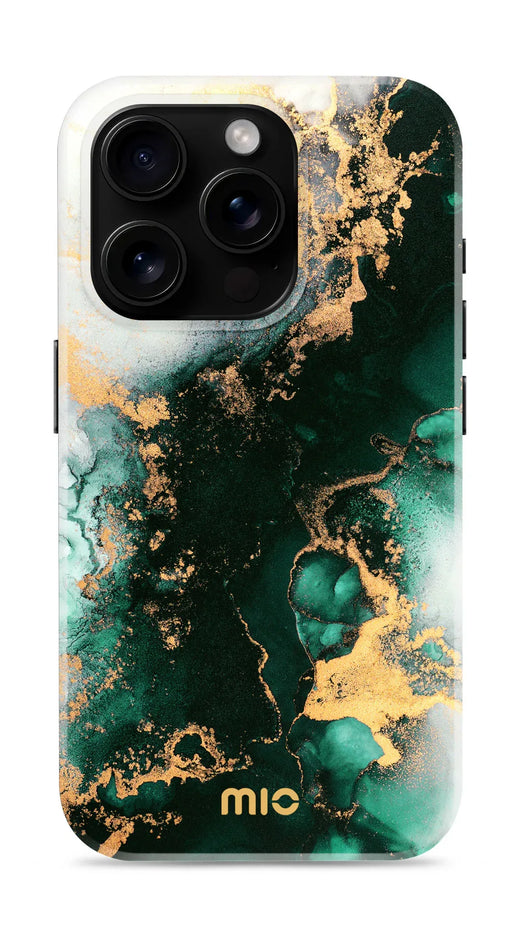 Mio By Mobilize Mio Green Marble Magsafe Compatible For Iphone 16 Pro - Essentify