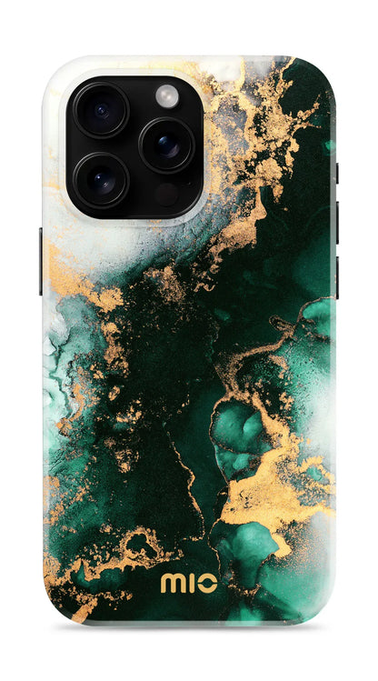 Mio By Mobilize Mio Green Marble Magsafe Compatible For Iphone 16 Pro Max - Essentify